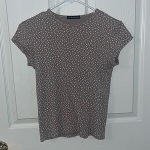 purple/mauve/ grey ish Brandy Melville t shirt size small.